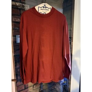 VTG Burnt Orange Sunbelt Tee Long Sleeve Size Large